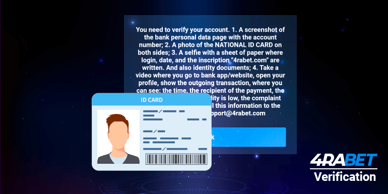 4rabet india account verification