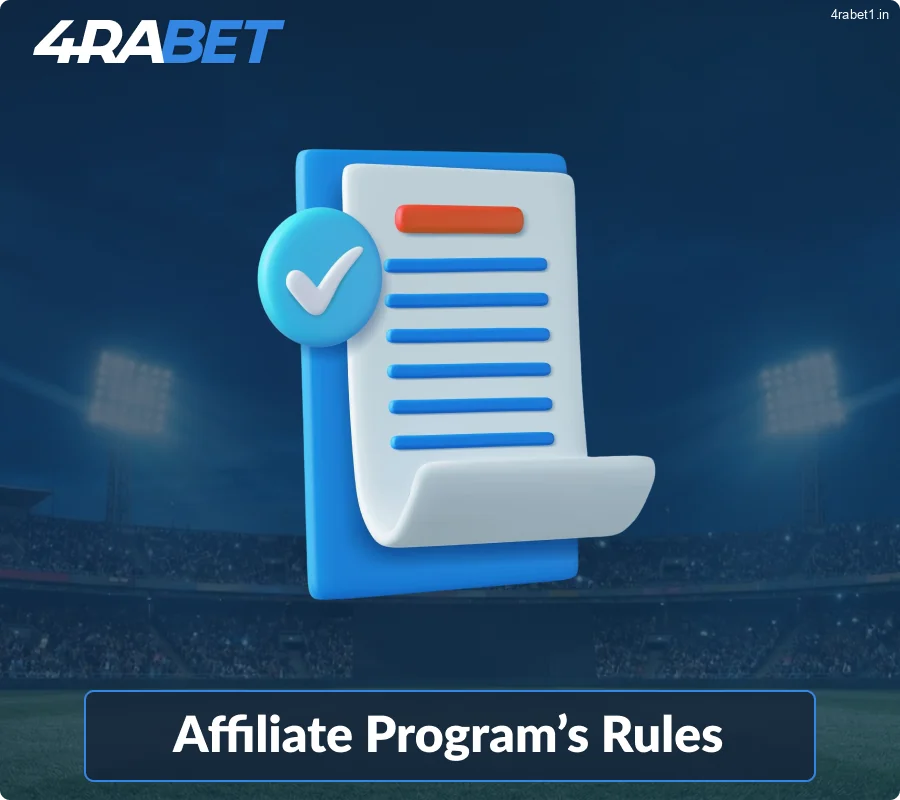Rules of the 4rabet affiliate program