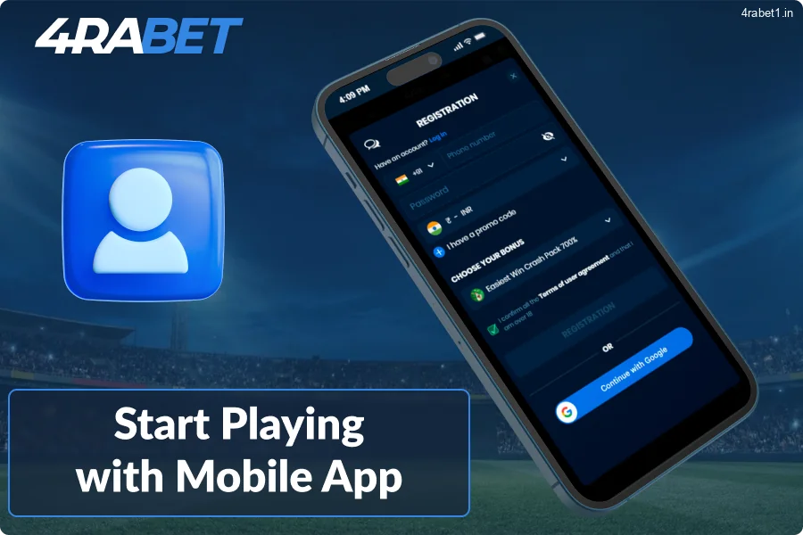 A guide to getting started with the 4rabet mobile app