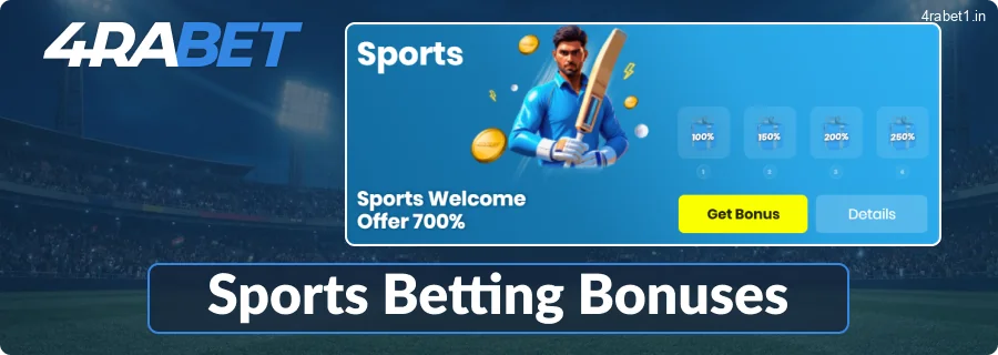 Sports Betting Promotions at 4rabet website