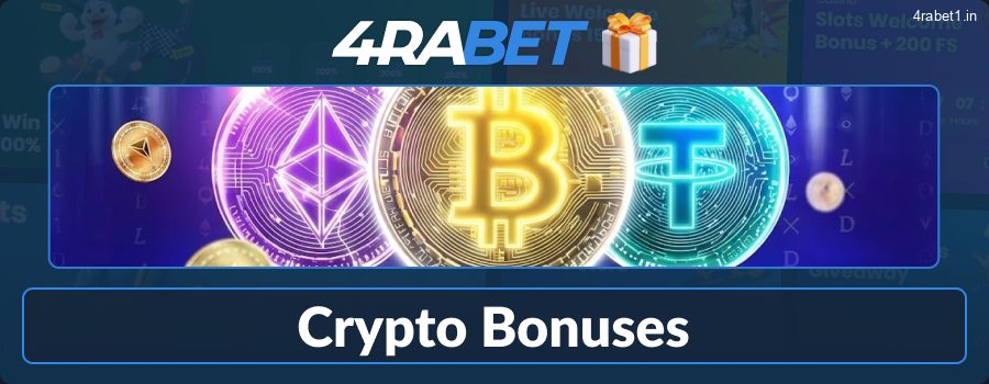 Cryptocurrency Promotions at 4rabet India