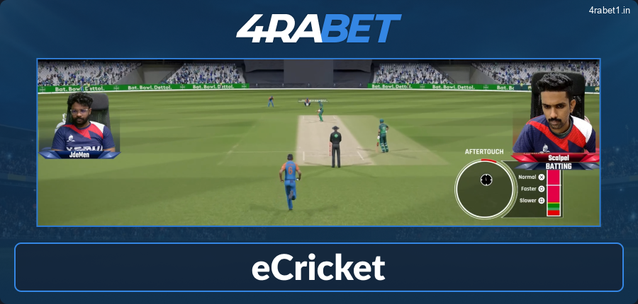 Bet on eCricket at 4rabet India