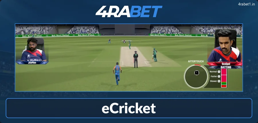 Bet on eCricket at 4rabet India