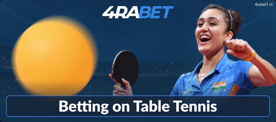 Table Tennis Betting at 4rabet IN