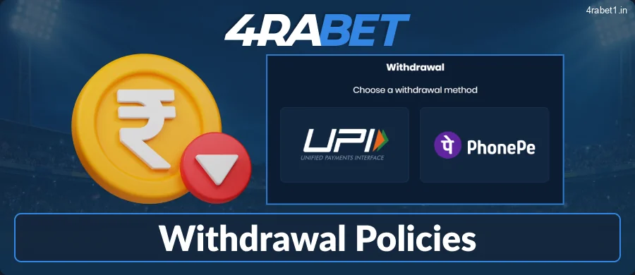 How to withdraw winnings at 4rabet IN